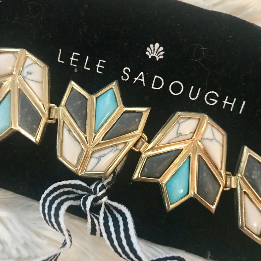 Stunning Lele Sadoughi Lotus Bracelet